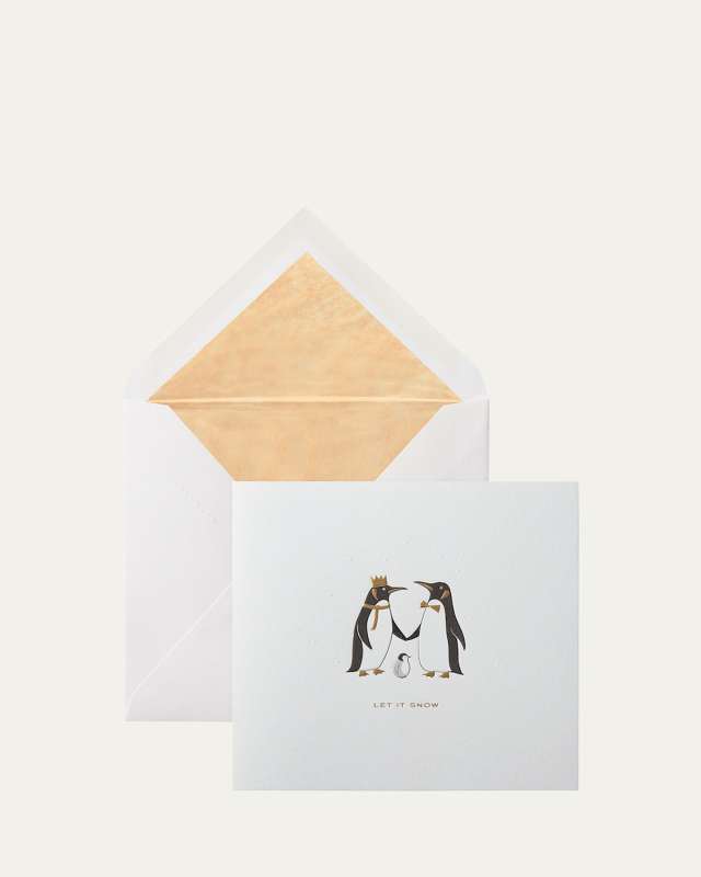 Christmas Penguins Card Set, 10 Count